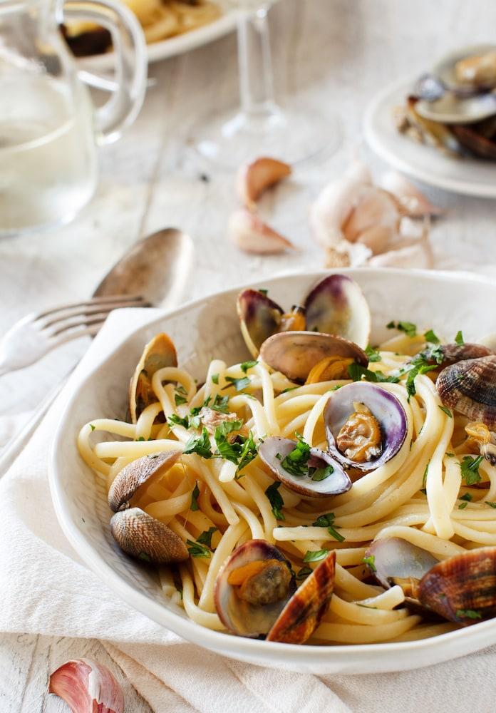 Отель Palazzo Doglio Кальяри Экстерьер фото Spaghetti vongole