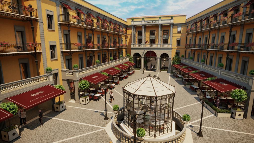 Отель Palazzo Doglio Кальяри Экстерьер фото The Plaza Hotel